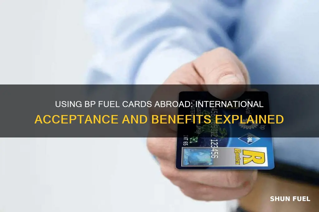 can i use my bp fuel card abroad