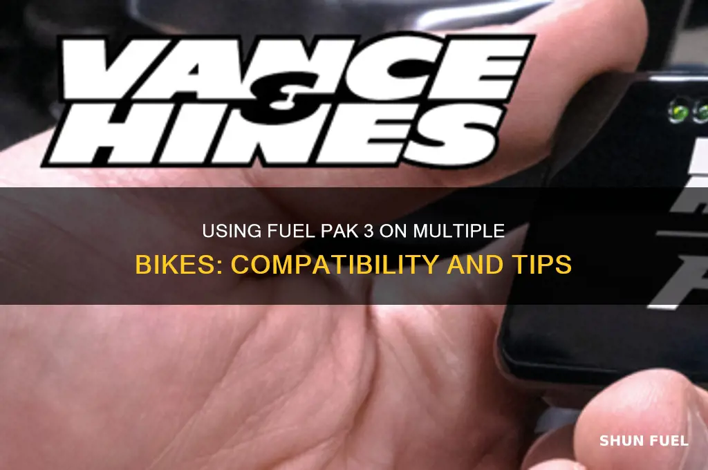 can i use my fuel pak 3 on multiple bikes