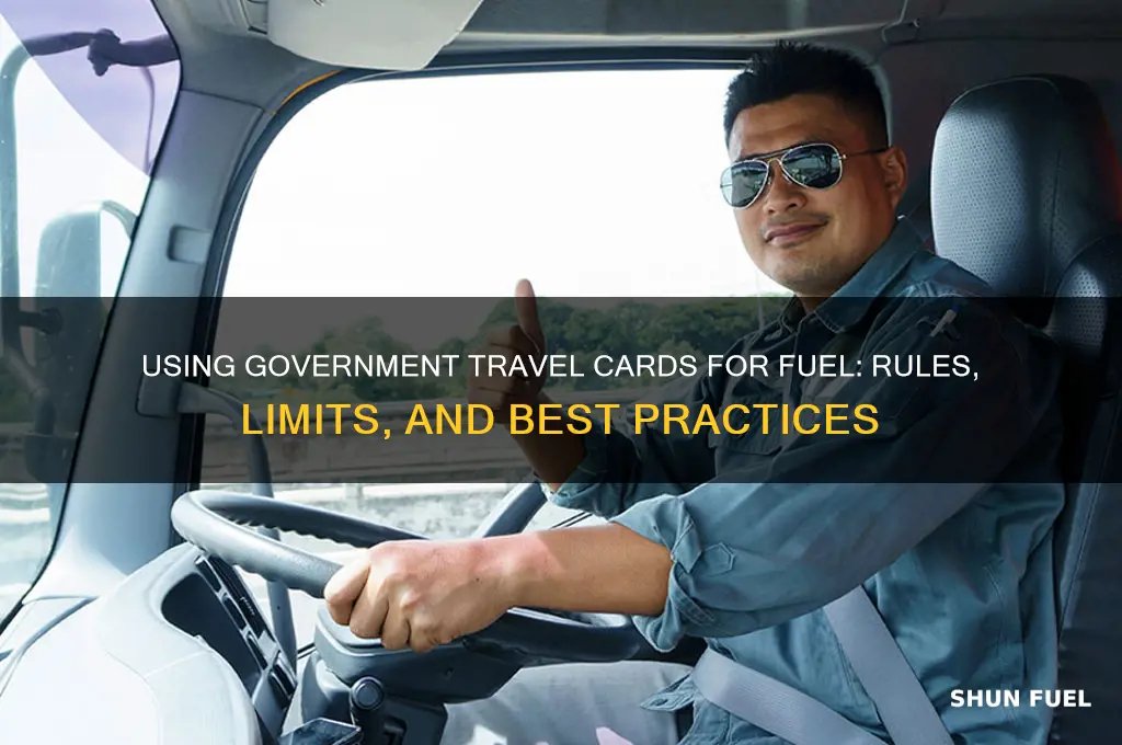 can i use my government travel card for fuel