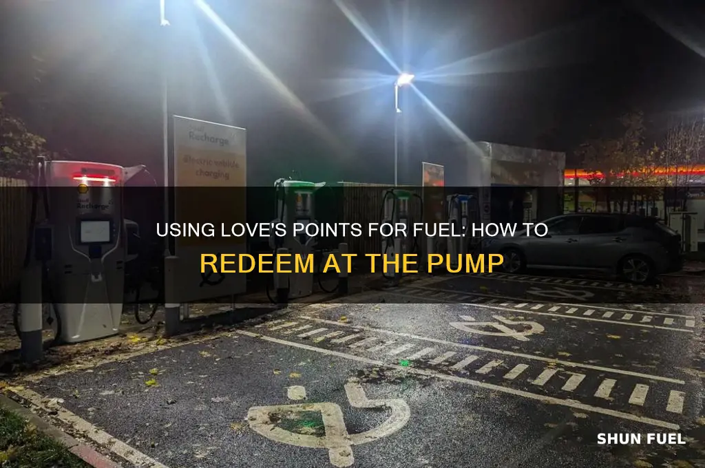 can i use my loves points to buy fuel