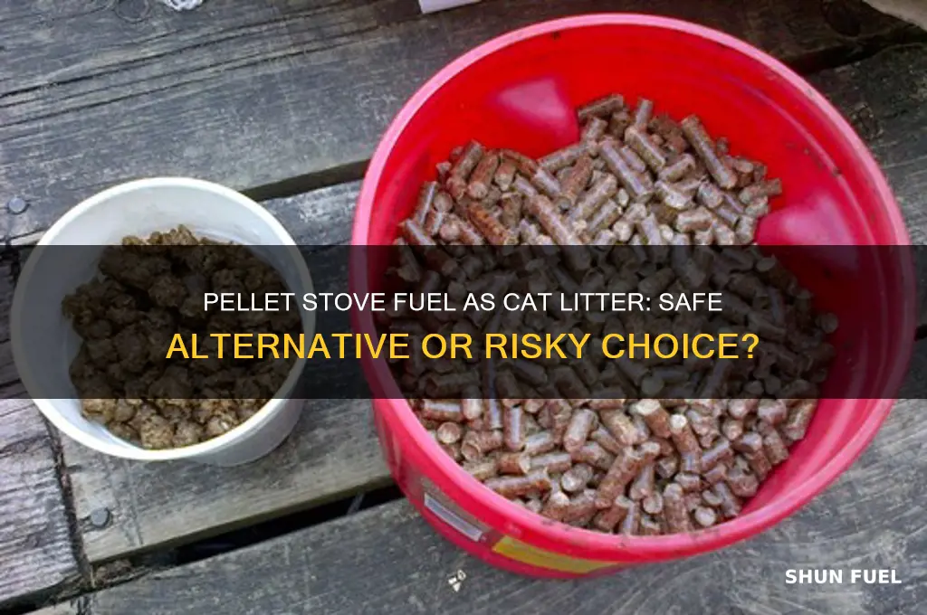 can i use my pellets stove fuel for cat litter