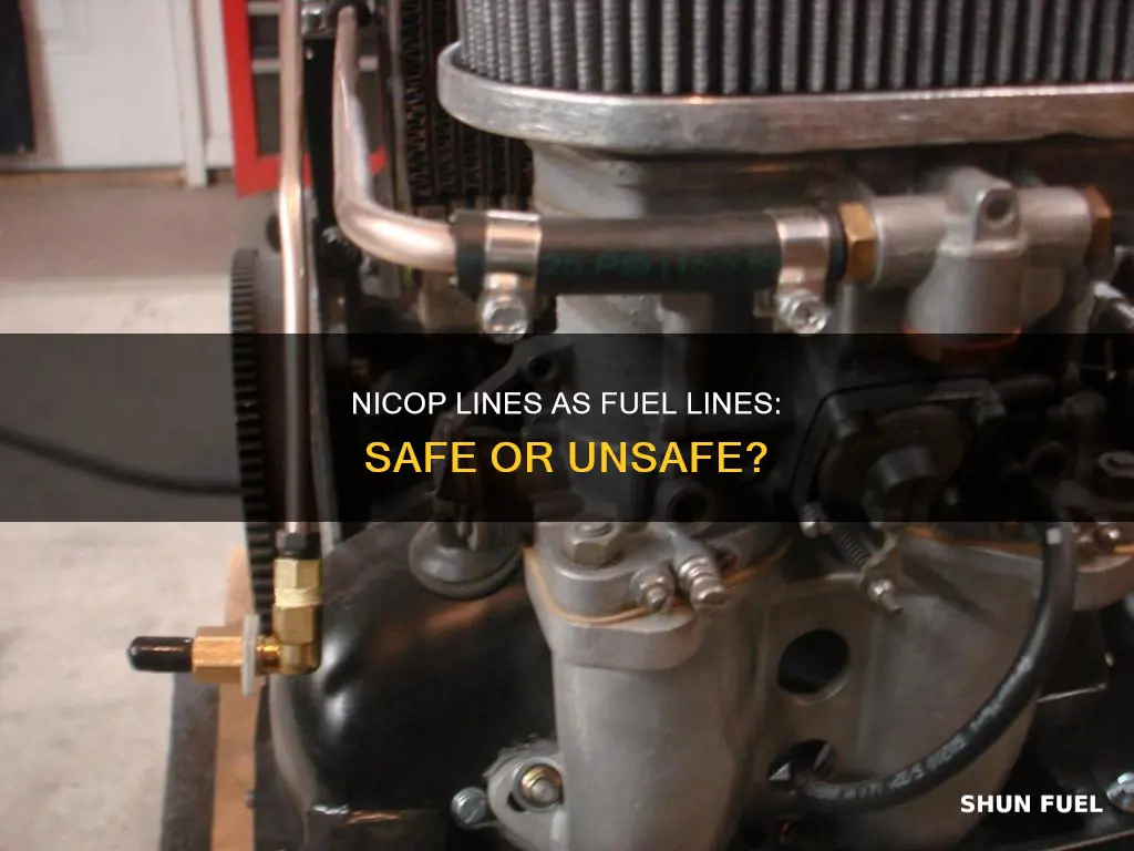 can i use nicop line for fuel line