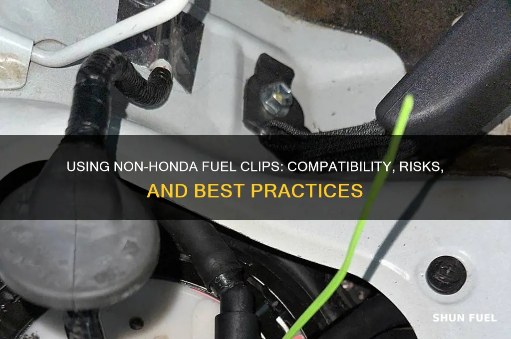 can i use non honda fuel clips