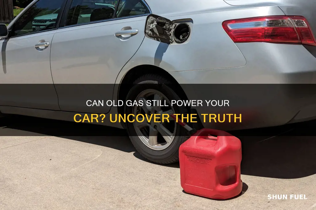 can i use old fuel in a car