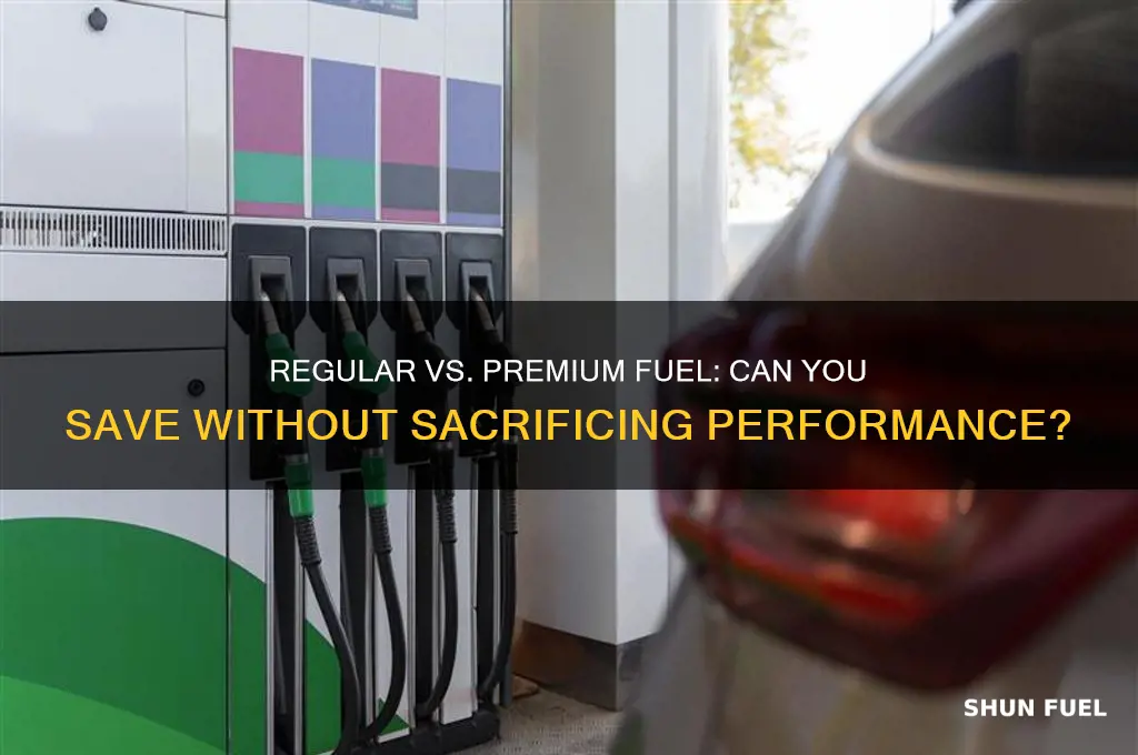 can i use regular fuel instead of premium