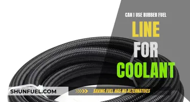 Rubber Fuel Line: Can It Be Used for Coolant?