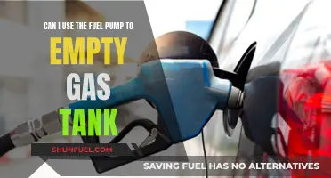 Fuel Pump to Empty Gas Tank: Is it Possible?
