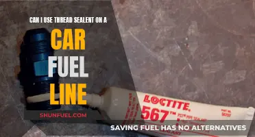 Using Thread Sealant on Car Fuel Lines: Safe or Not?