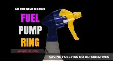 Using WD-40 to Loosen a Stuck Fuel Pump Ring: Safe or Risky?