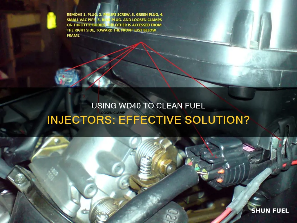 can i use wd40 to clean fuel injectors