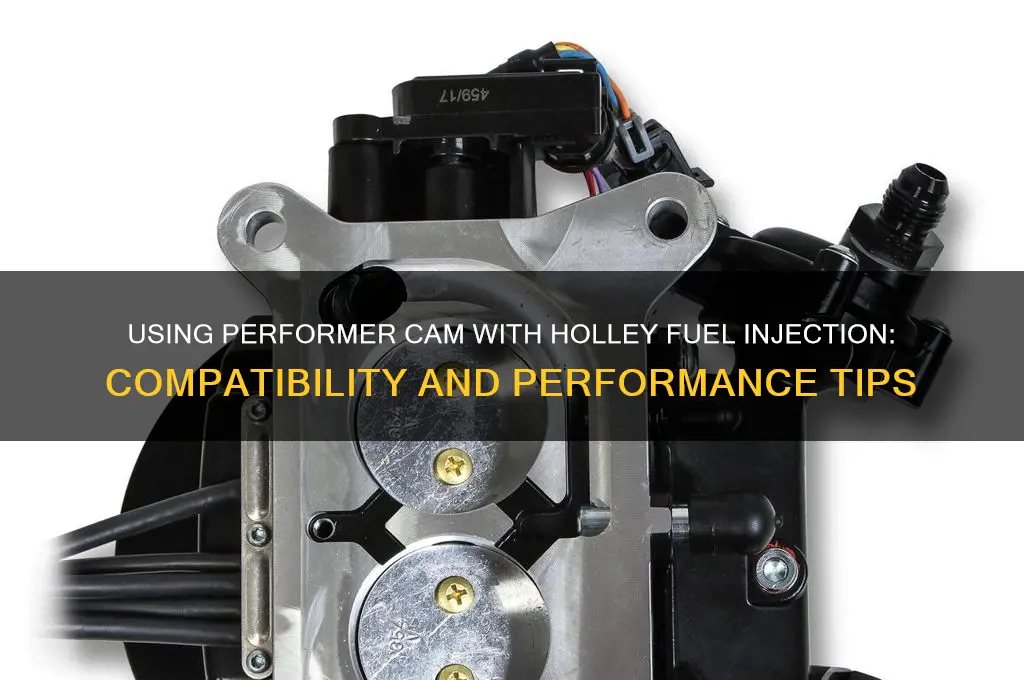 can i user a performer cam with hollie fuel injection