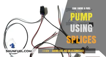 Wiring a Fuel Pump with Splices: Safe or Risky DIY Method?