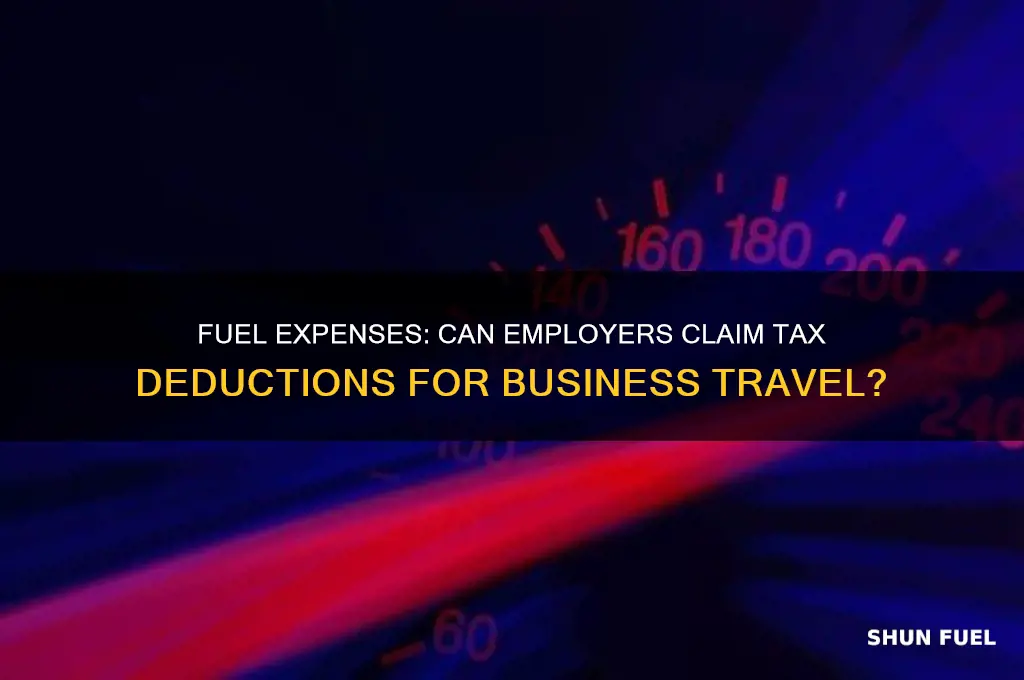 can i write off fuel expense as an employer