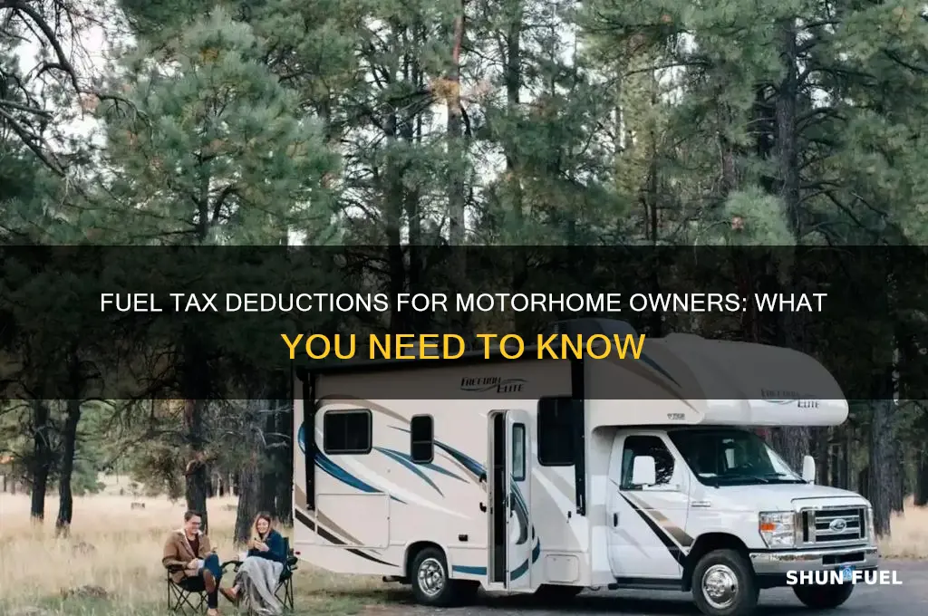 can i write off the fuel for my motorhome