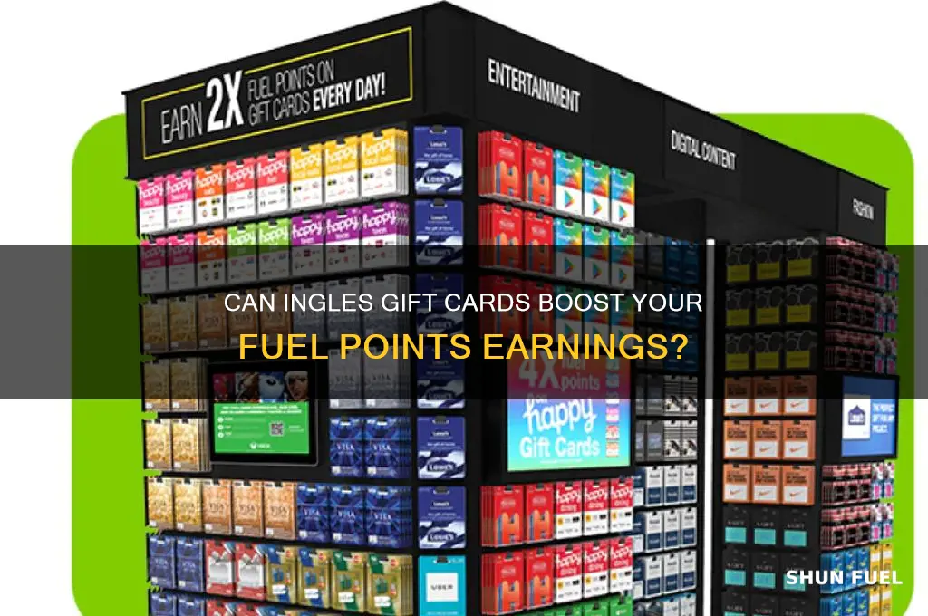 can ingles gift cards earn fuel points