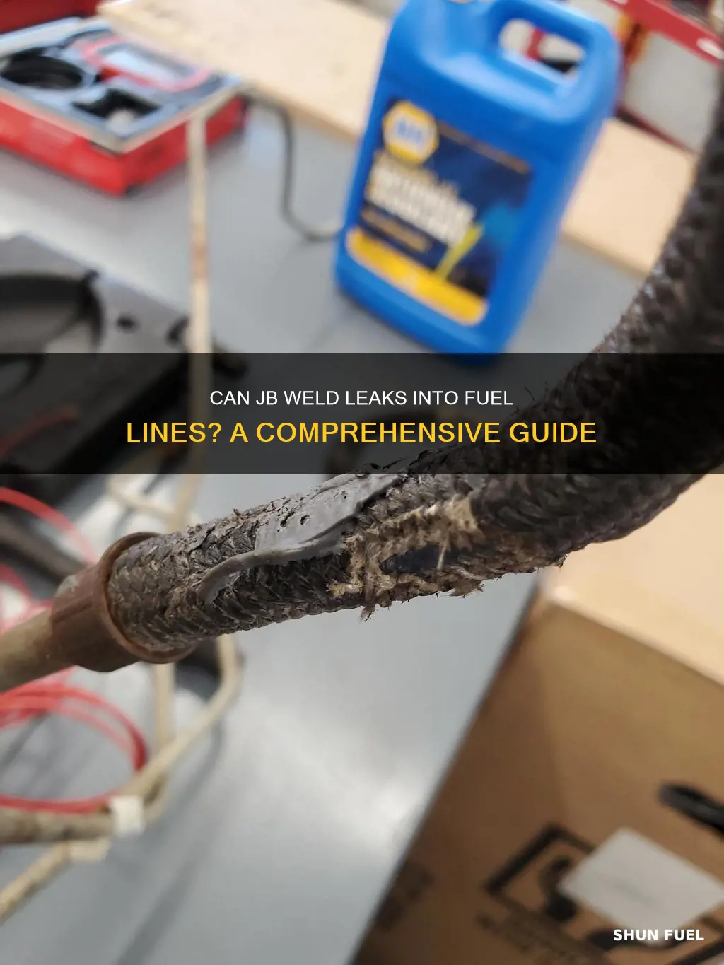 can jb weld leak into a fuel line