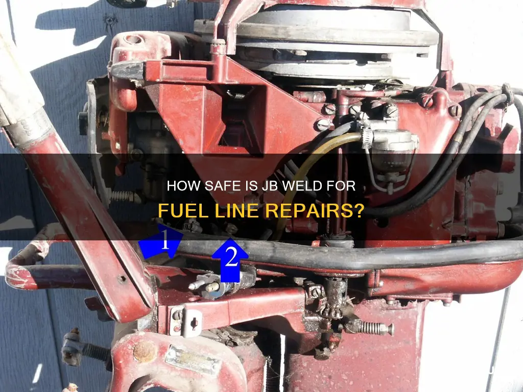 can jb weld leak into a fuel line