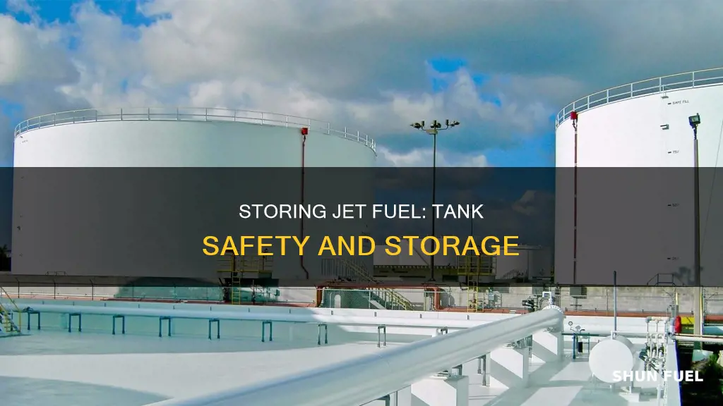 can jet fuel be stored in storage tanks