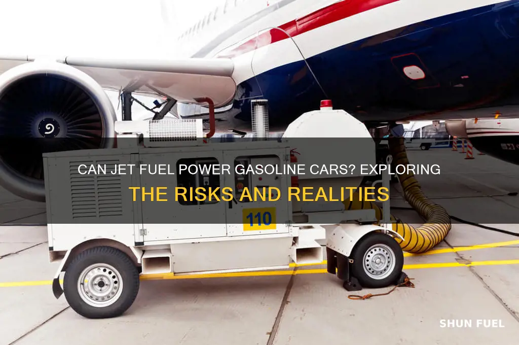 can jet fuel be used in a gasoline vehicle