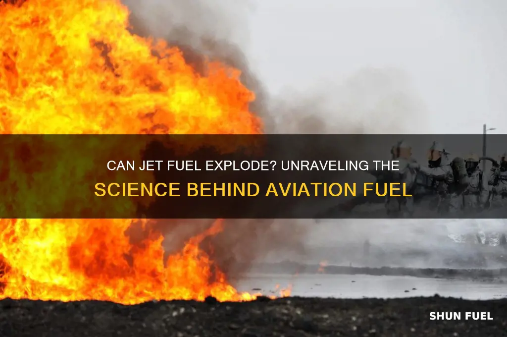 can jet fuel explode