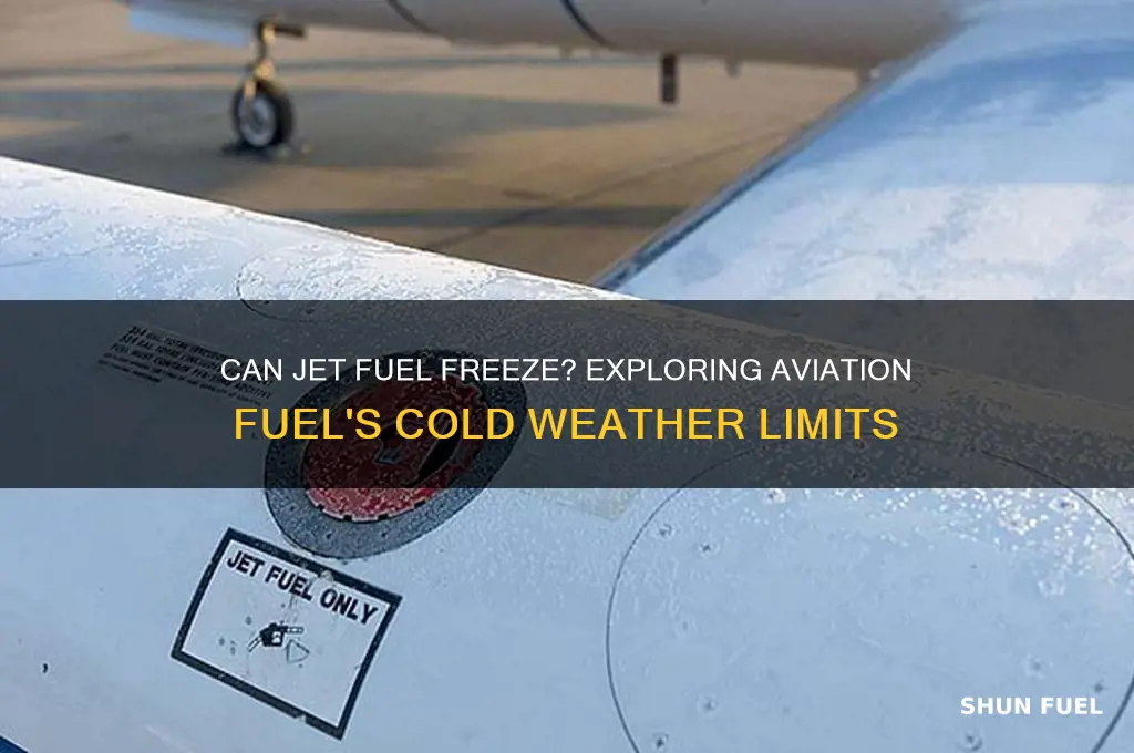 can jet fuel freeze