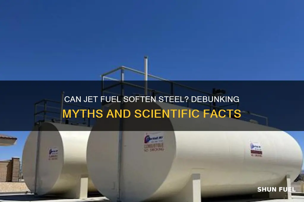 can jet fuel soften steel
