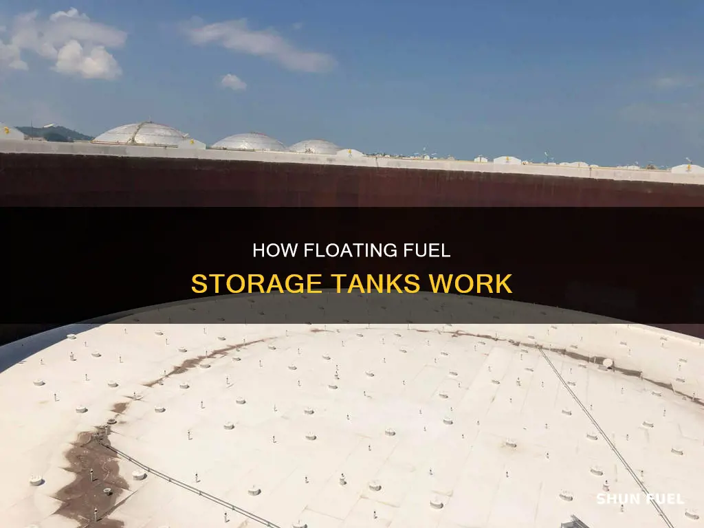 can large fuel storage tanks floating