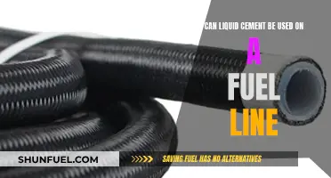 Can Liquid Cement Secure Your Fuel Line?