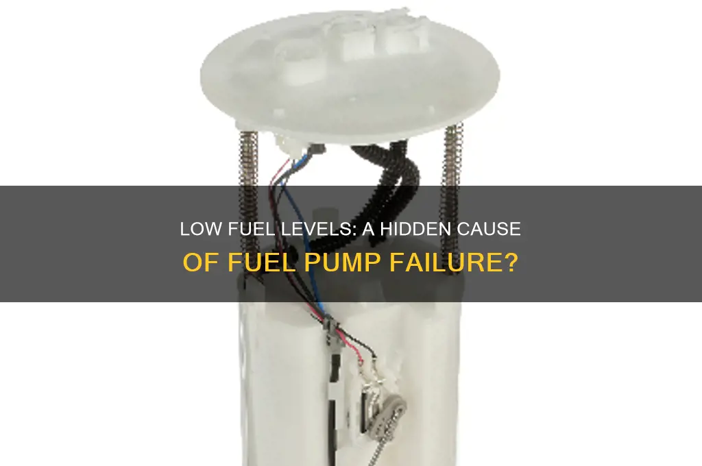 can low fuel cause pump to fail