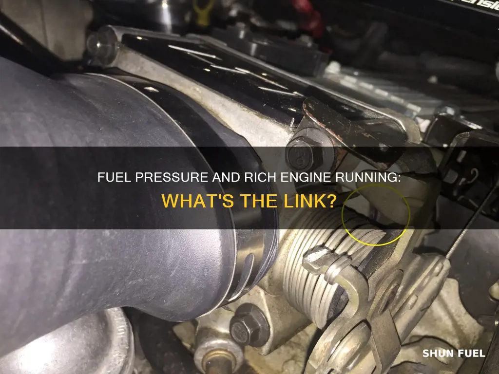 can low fuel pressure cause an engine to run rich