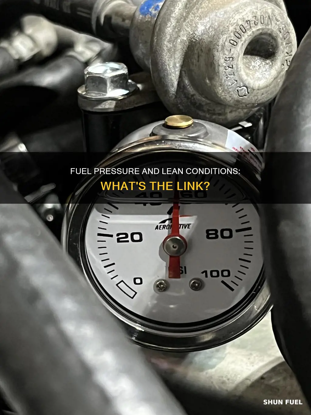 can low fuel pressure cause lean condition