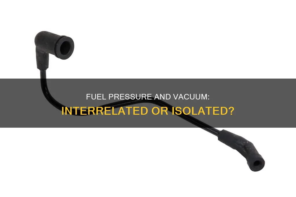 can low fuel pressure cause low vacuum reading