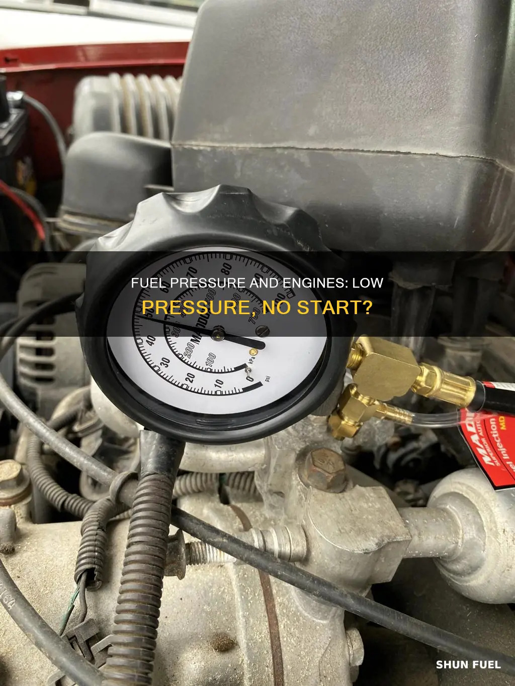 can low fuel pressure cause no start