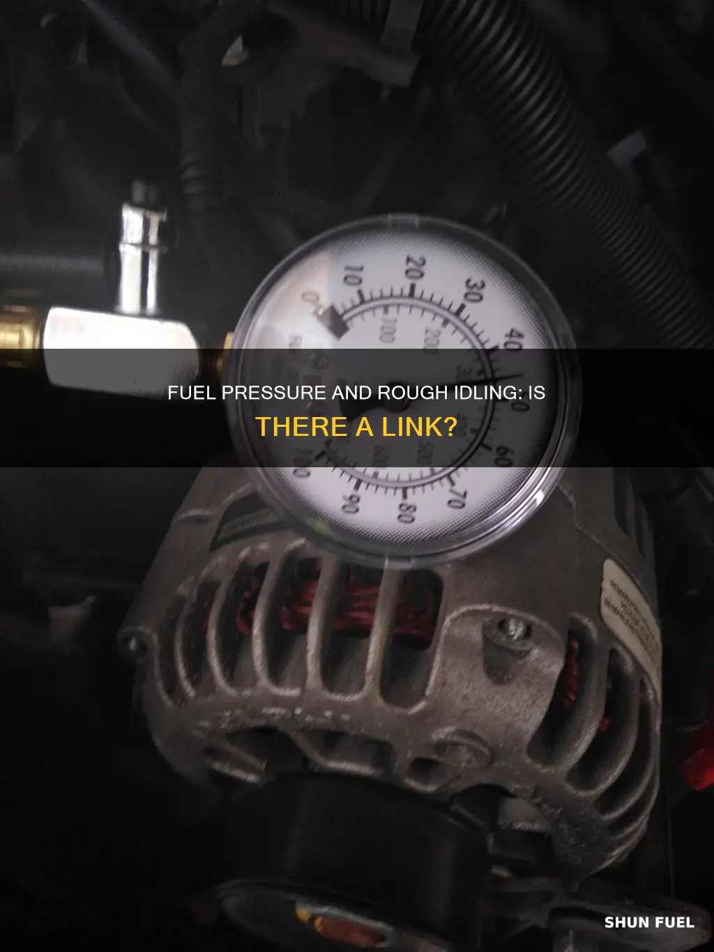 can low fuel pressure cause rough idle