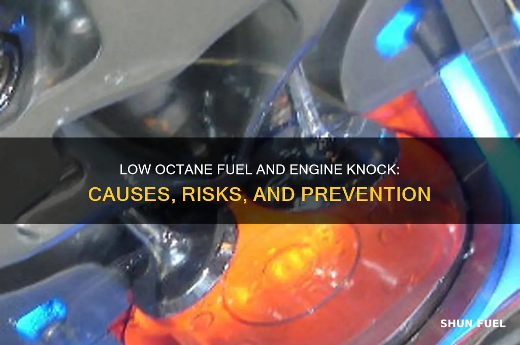 can low octane fuel cause engine knock
