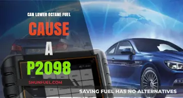 Can Lower Octane Fuel Trigger a P2098 Error Code?