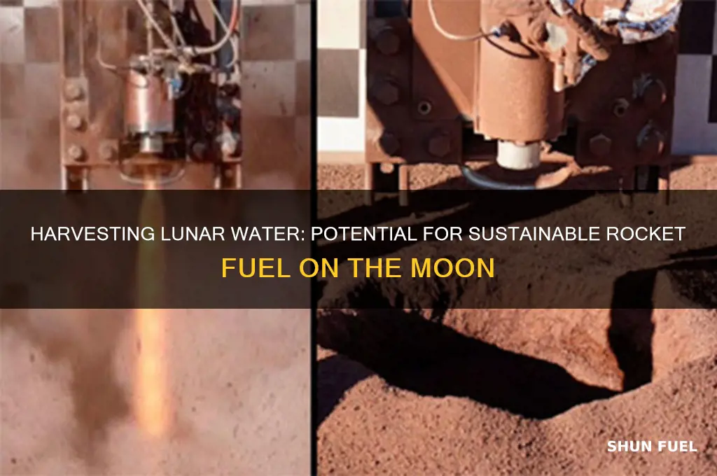 can lunar water be turned into rocket fuel