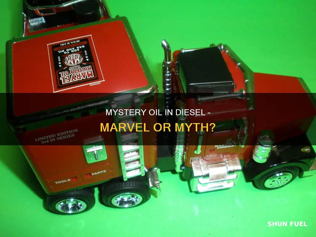 can marvel mystery oil be used in diesel fuel