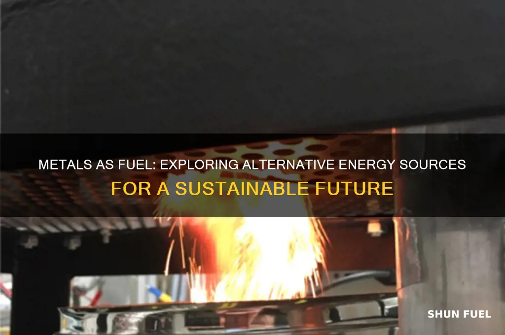 can metals be used for fuel