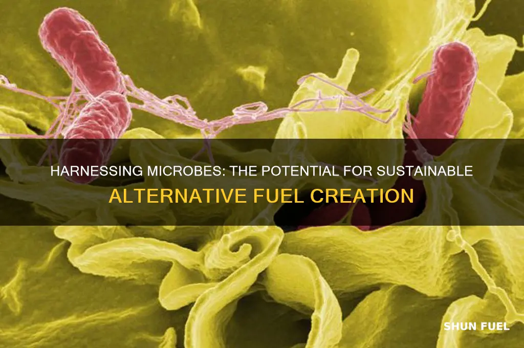 can microbes be used to create alternative fuel