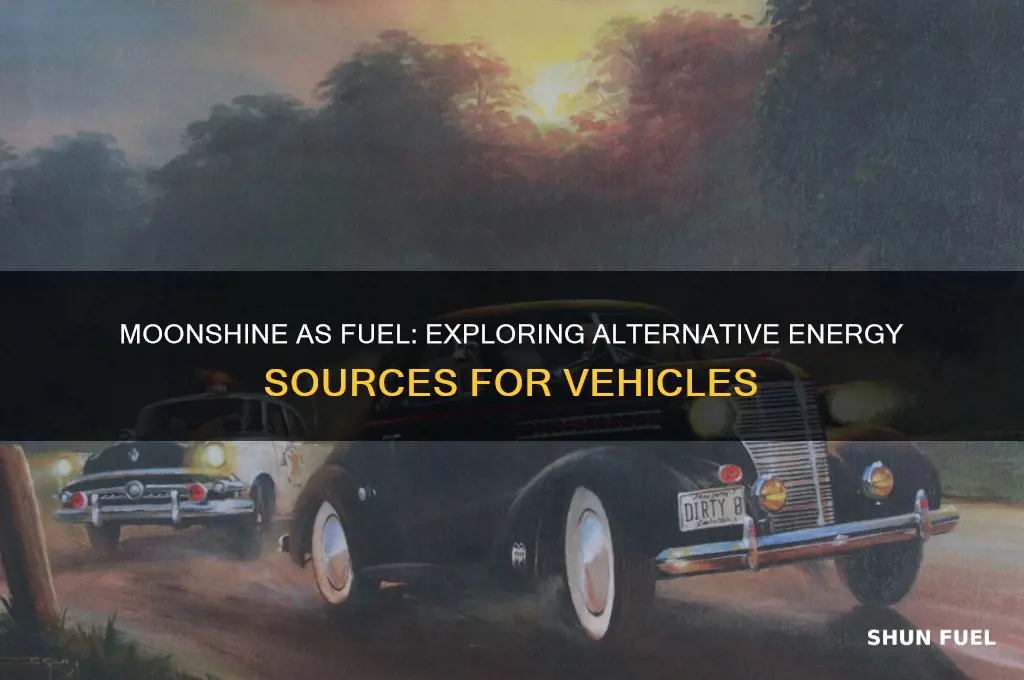 can moonshine be used as fuel