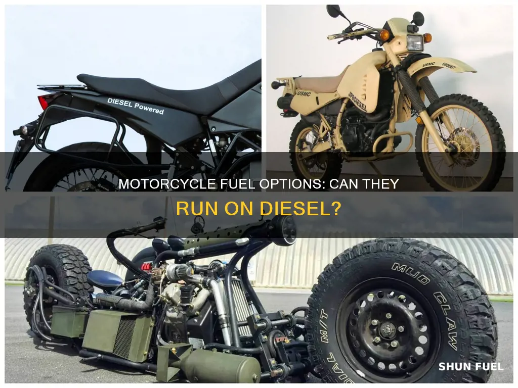 can motorcycles take diesel fuel