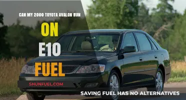 E10 Fuel Compatibility for 2000 Toyota Avalon: What You Need to Know
