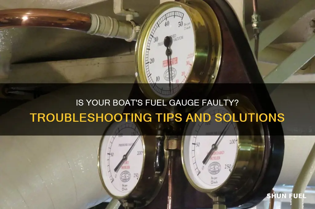 can my fuel guage be faulty on my boat