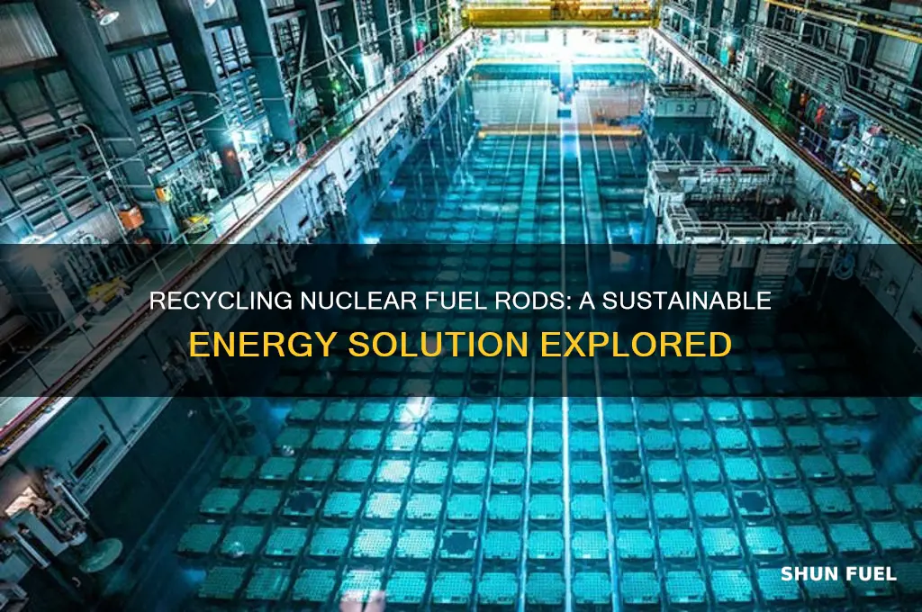 can nuclear fuel rods be recycled