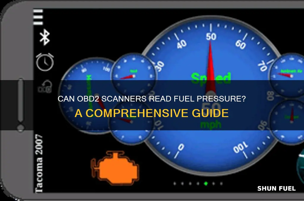 can obd2 scanners read fuel presssure
