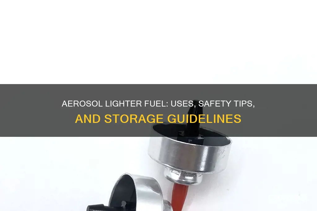 can of aerosol lighter fuel