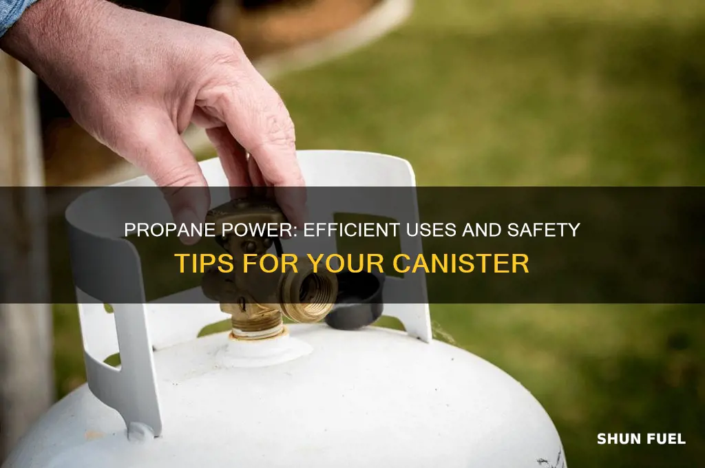 can of propane fuel