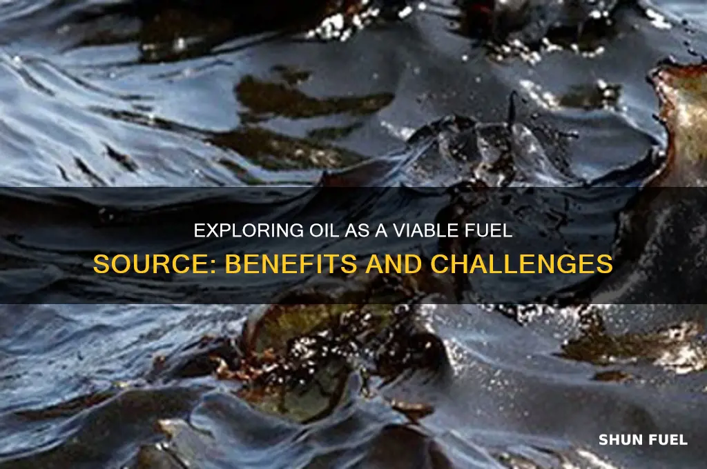 can oil be used as fuel