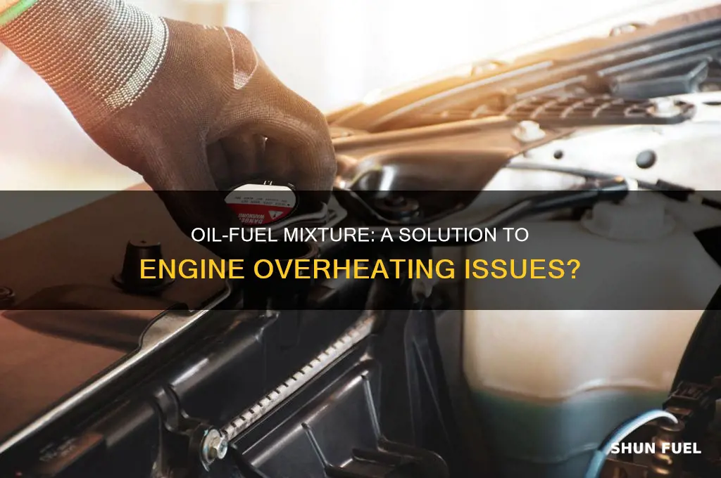 can oil to fuel mixture reduce overheating